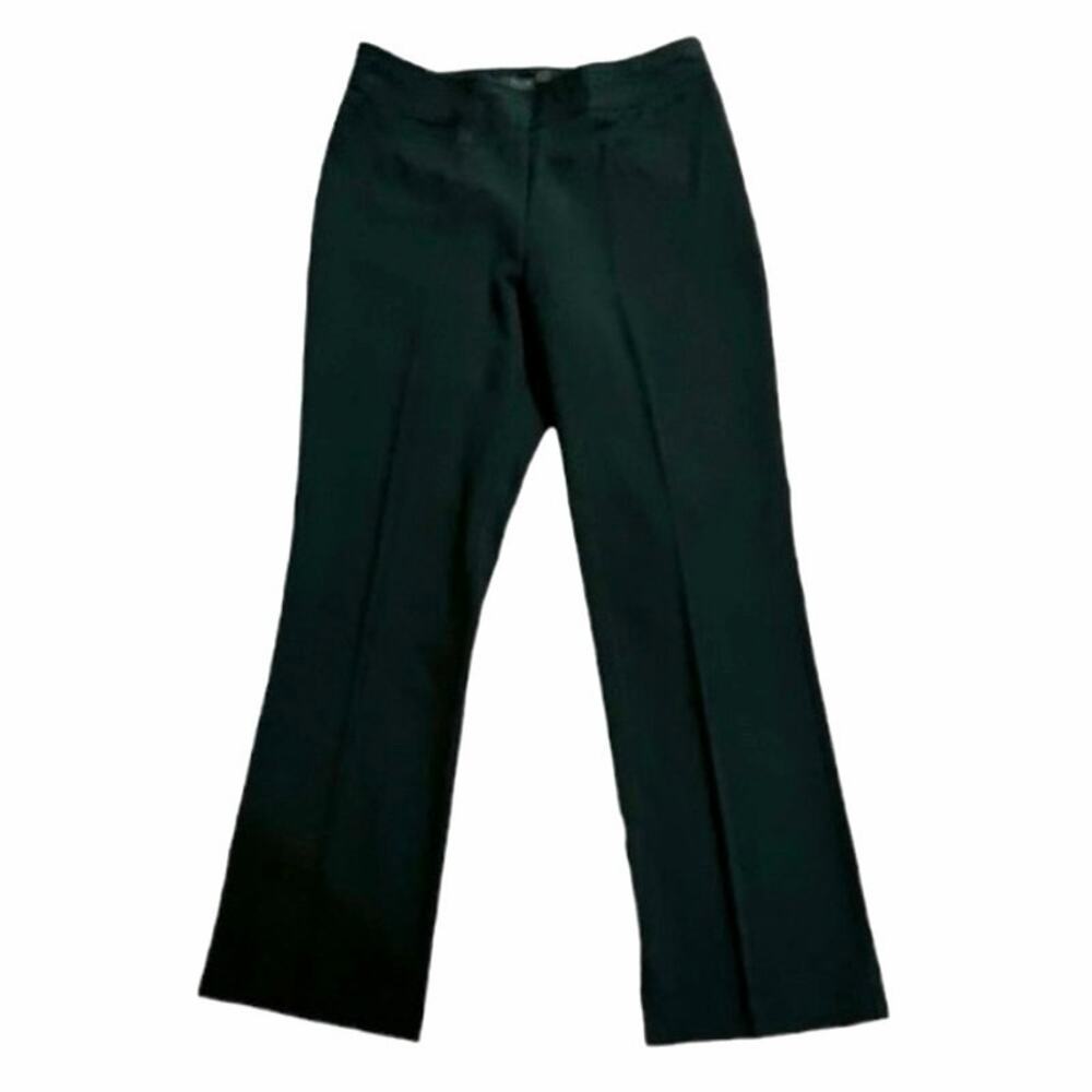 The Limited Women's Black Stretch Mid-Rise Bootcut Side Zip Pants | Size 6S